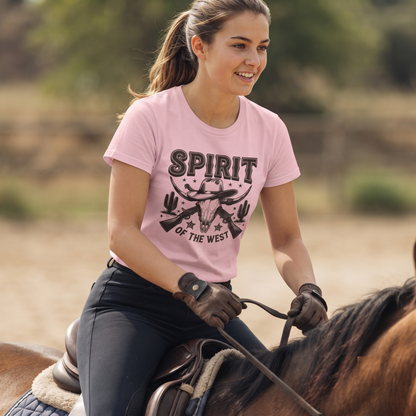 Custom Spirit of The West Shirt, Retro Cowboy Sweatshirt, Vintage Cowgirl Hoodie, Personalized Western T-shirt