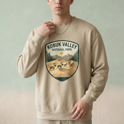 Kobuk Valley National Park Shirt, Alaska Caribou Hoodie, Vintage Sand Dunes Sweatshirt, Custom Alaska Nature Gift, National Park Apparel
