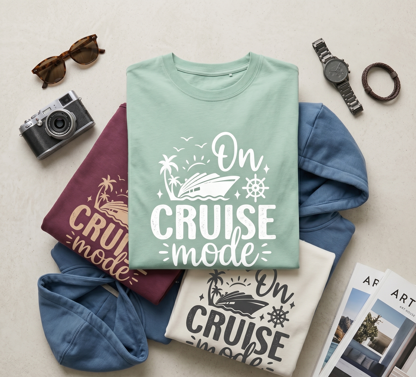 Custom Cruise Ship Shirt, Nautical Vacation Apparel, Matching Cruise Squad Hoodie