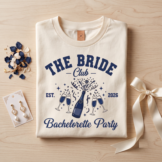 Bride Club Bachelorette Party Shirt, Bridal Crew Sweatshirt, Bridesmaid Hoodie
