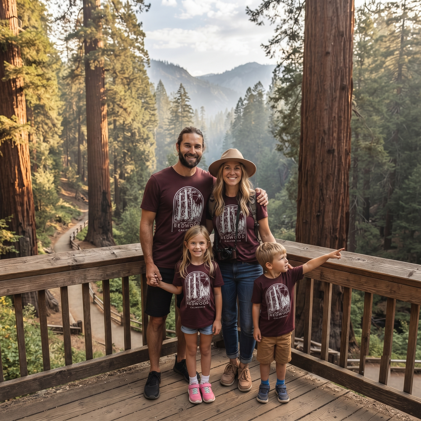 Custom Redwood Shirt, Vintage National Park Sweatshirt, California Hoodie, Personalized Forest Souvenir T-shir