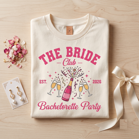 Bride Club Bachelorette Party Shirt, Bridal Crew Sweatshirt, Bridesmaid Hoodie