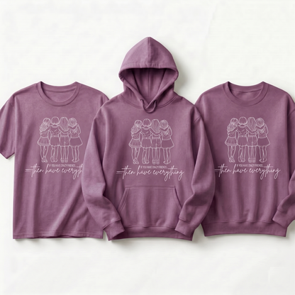 Custom Friends Trip Shirt, Personalized Squad Hoodie, Matching Bff Sweatshirt
