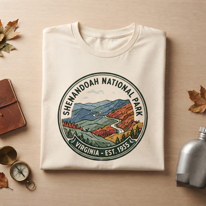 Custom Shenandoah National Park Shirt Vintage Nature Sweatshirt Personalized Virginia Hoodie Retro Hiking T-Shirt