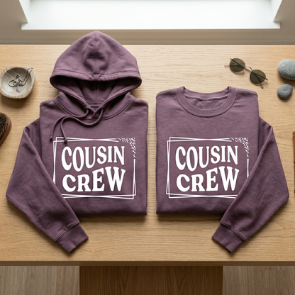 Custom Cousin Crew Shirt, Personalized Family Vacation 2026 Hoodie, Matching Cousin Squad Sweatshirt, Family Reunion Gift