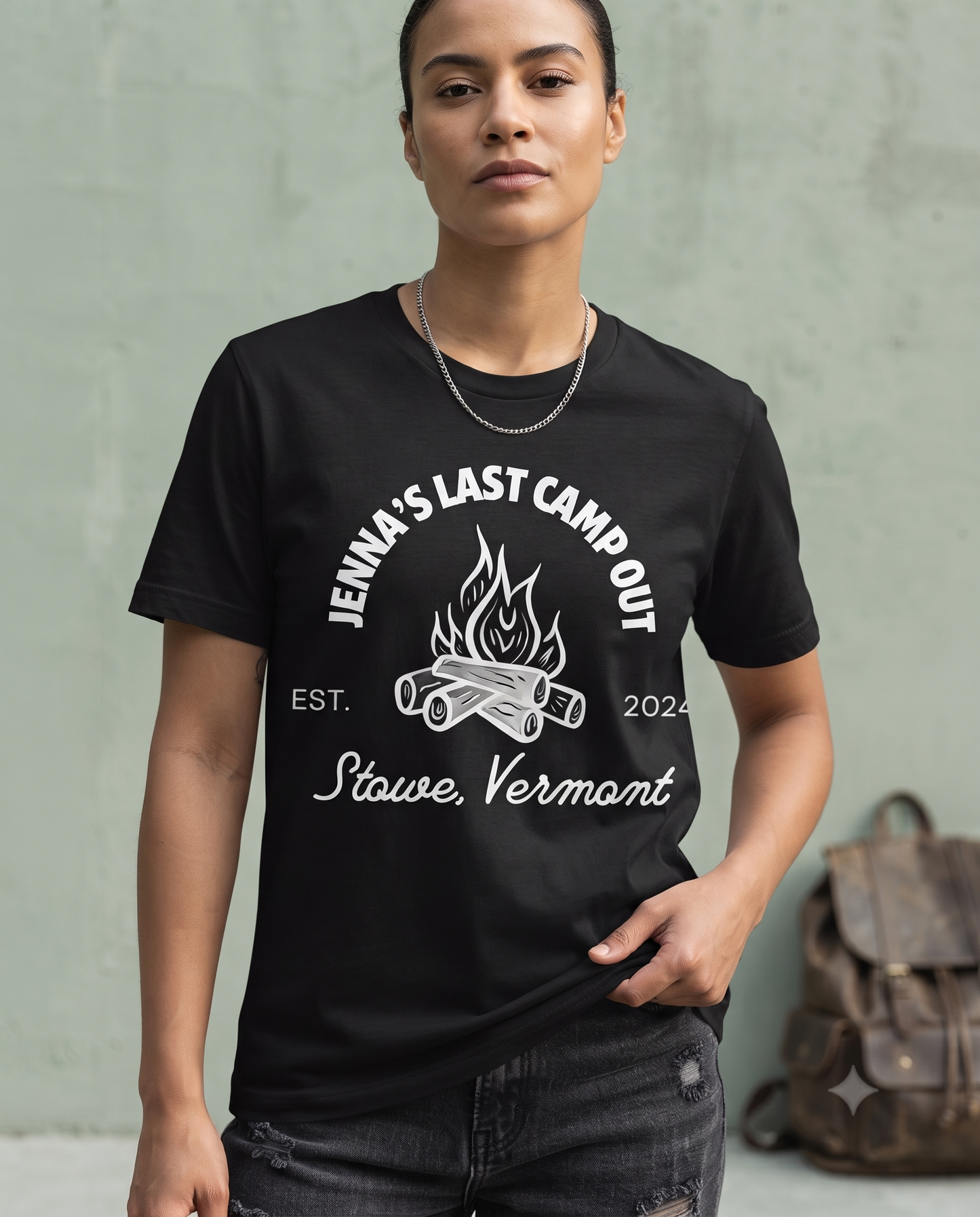 Custom Camp Bachelorette Shirt, Campfire Last Trail Sweatshirt, Outdoor Camping Girls Trip Hoodie