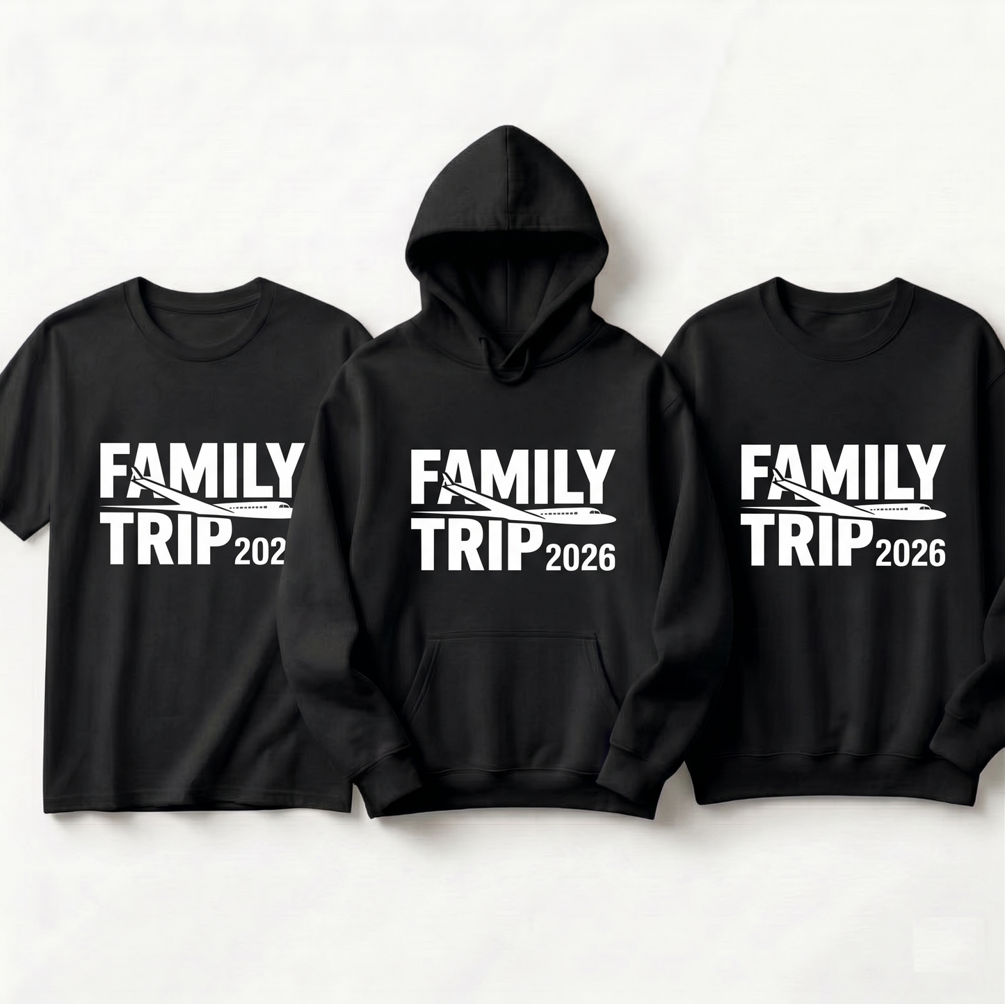 Funny Matching Family Trip Outfits, Personalized Vacation Hoodies , Matching Group Travel Apparel, Beach Trip Tee, Family Vacation Gift