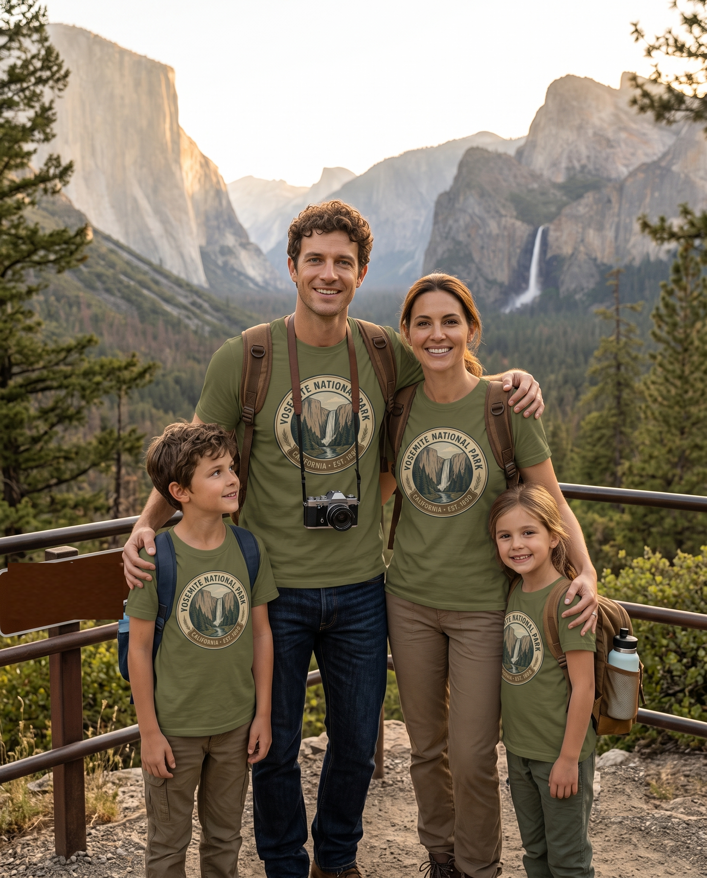 Custom Yosemite National Park Shirt Vintage Nature Sweatshirt Personalized California Hoodie Retro Hiking T-Shirt