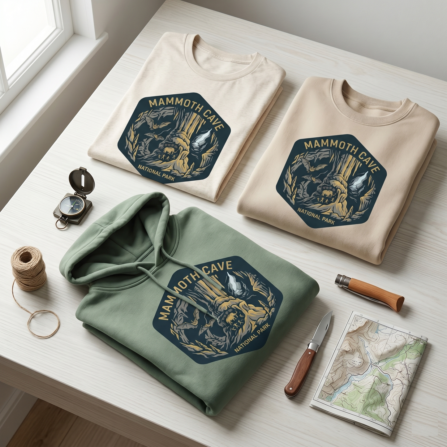 Mammoth Cave National Park Shirt, Kentucky Nature Hoodie, Vintage Cave Bat Sweatshirt, Custom Spelunking Gift, Retro National Park Apparel