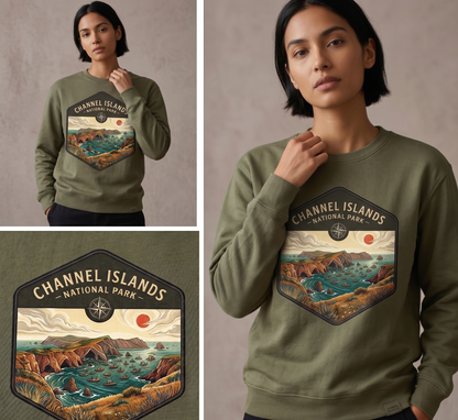 Channel Islands National Park Shirt, Vintage California Nature Hoodie, Custom Hiking Sweatshirt, Retro National Park Gift, Adventure Tee