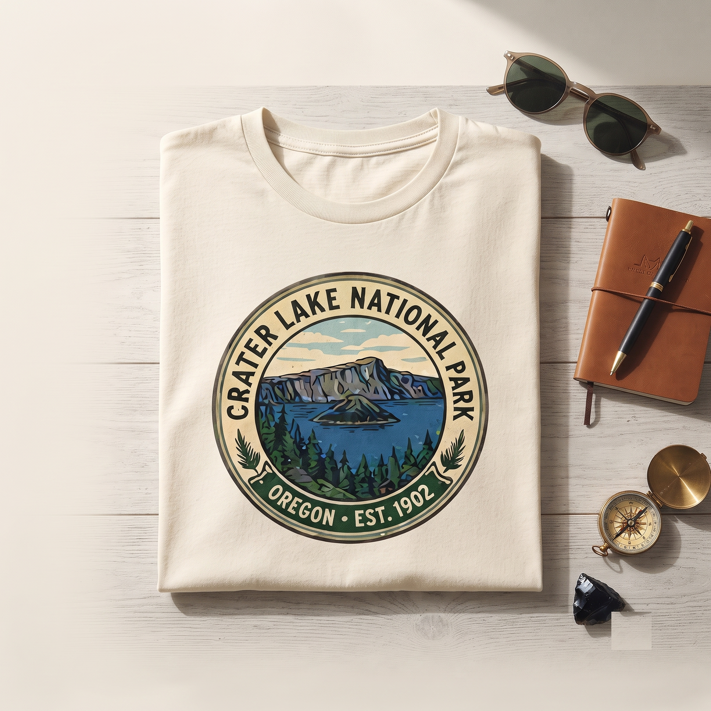 Custom Crater Lake National Park Shirt, Retro Oregon Sweatshirt, Vintage Hoodie