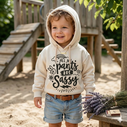 Funny Retro Kids Sweatshirt | Trendy Boho Toddler Pullover | Sassy Little Girl Hoodie | Groovy Kids Graphic Apparel | Cute Toddler Gift