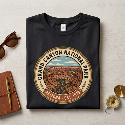 Custom Grand Canyon National Park Retro T-Shirt, Vintage Arizona Travel Hoodie