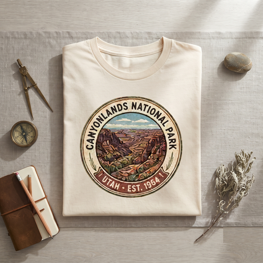 Custom Canyonlands National Park Shirt, Retro Utah Sweatshirt, Vintage Desert Hoodie, Personalized Nature Gift