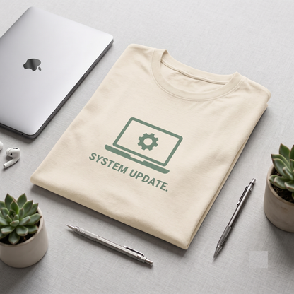System Update Shirt, Funny Tech T-shirt, Custom Laptop Sweatshirt, Programmer Hoodie, Personalized IT Tee