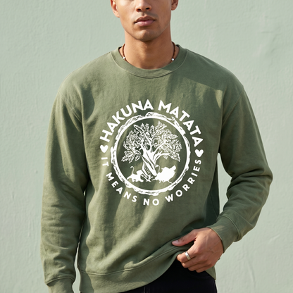 Custom Family Vacation Sweatshirt, Retro Lion Trio Nature Tee,  Sage Green Comfort Colors Top, Personalized Gift for Disney Lovers