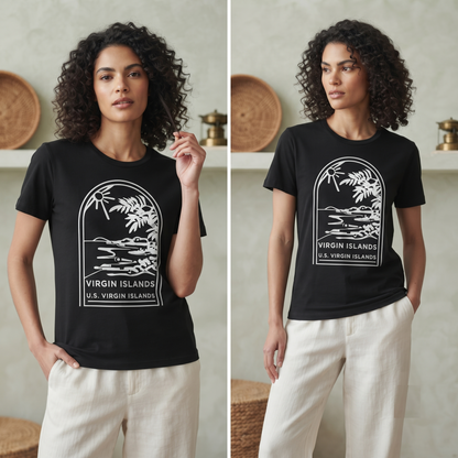 Custom Virgin Islands Beach Oasis Shirt, Vintage Travel Souvenir Hoodie