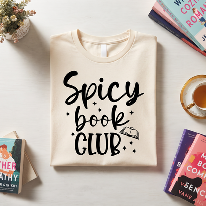 Spicy Book Club Shirt, Romance Smut Reader Bookish Graphic Tee