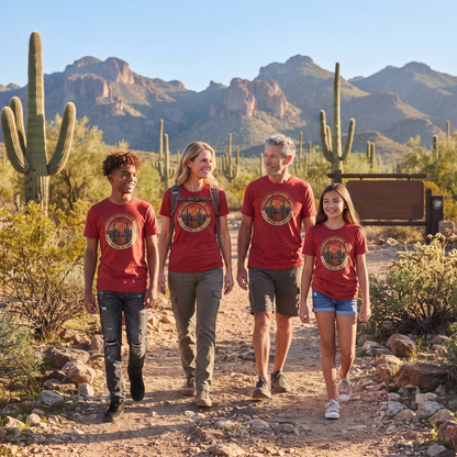 Custom Saguaro National Park Shirt Vintage Nature Sweatshirt Personalized Arizona Hoodie Retro Desert T-Shirt