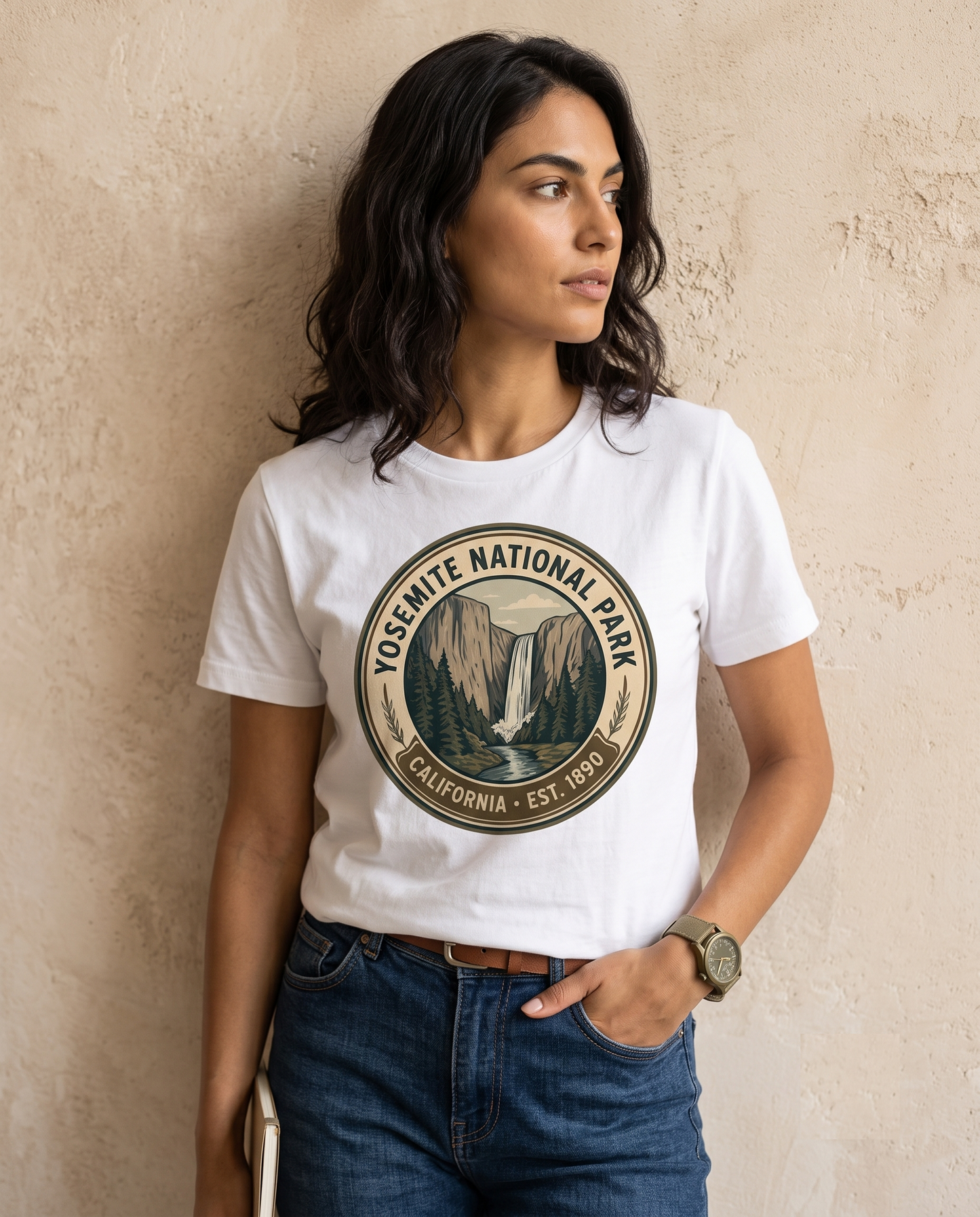 Custom Yosemite National Park Shirt Vintage Nature Sweatshirt Personalized California Hoodie Retro Hiking T-Shirt