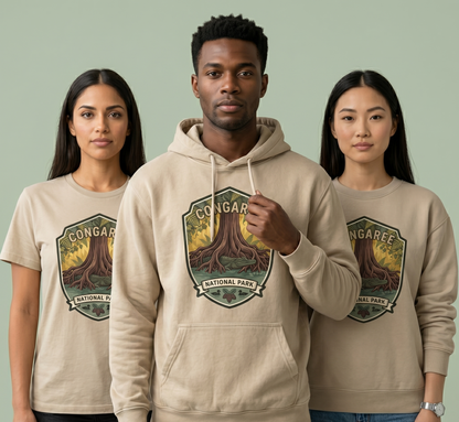 Congaree National Park Shirt, Vintage South Carolina Nature Hoodie, Custom Swamp Adventure Sweatshirt, Retro National Park Gift