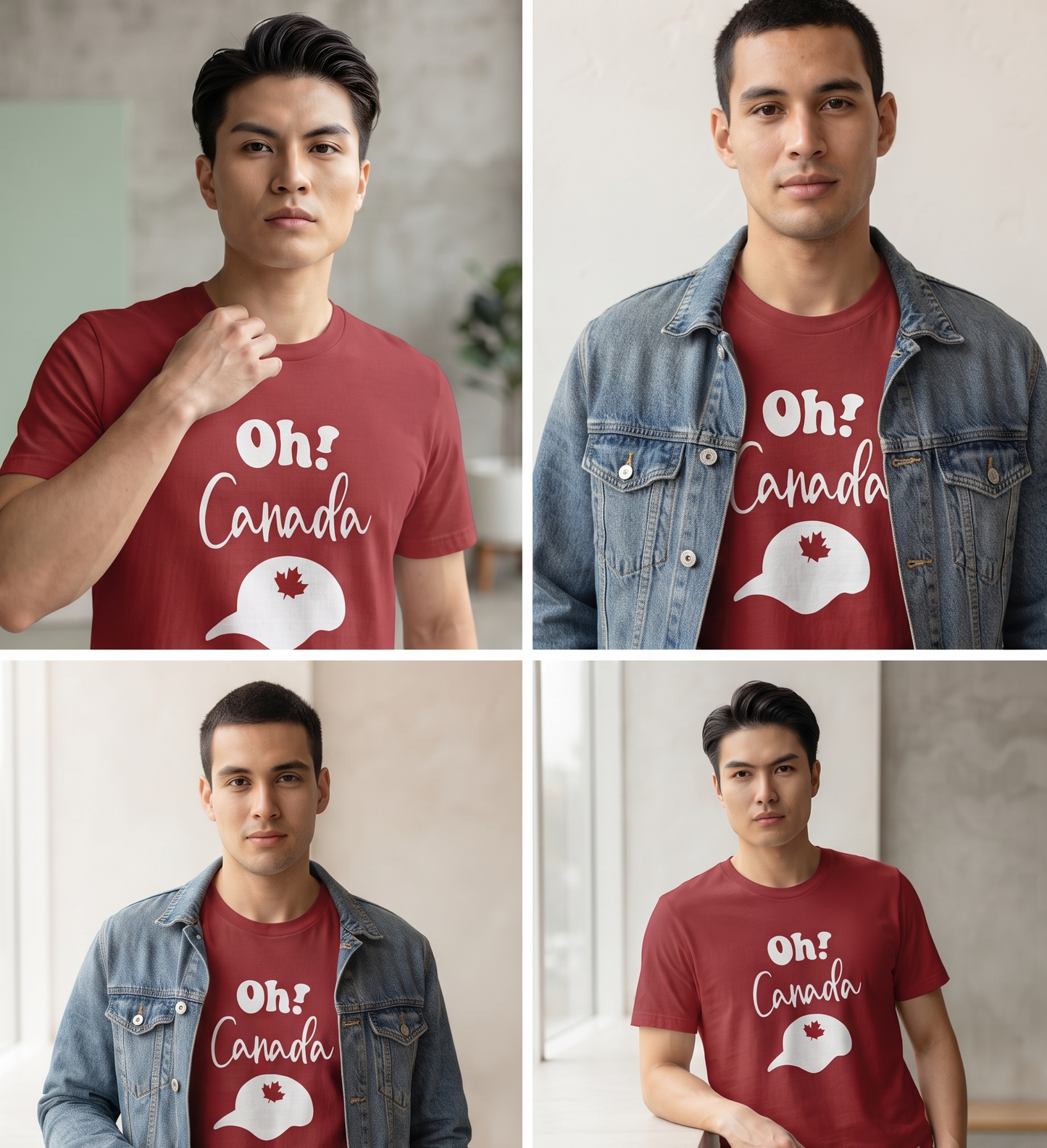 Custom Oh Canada Retro Baseball Cap Hoodie, Canadian Pride Sweatshirt, T-Shirt