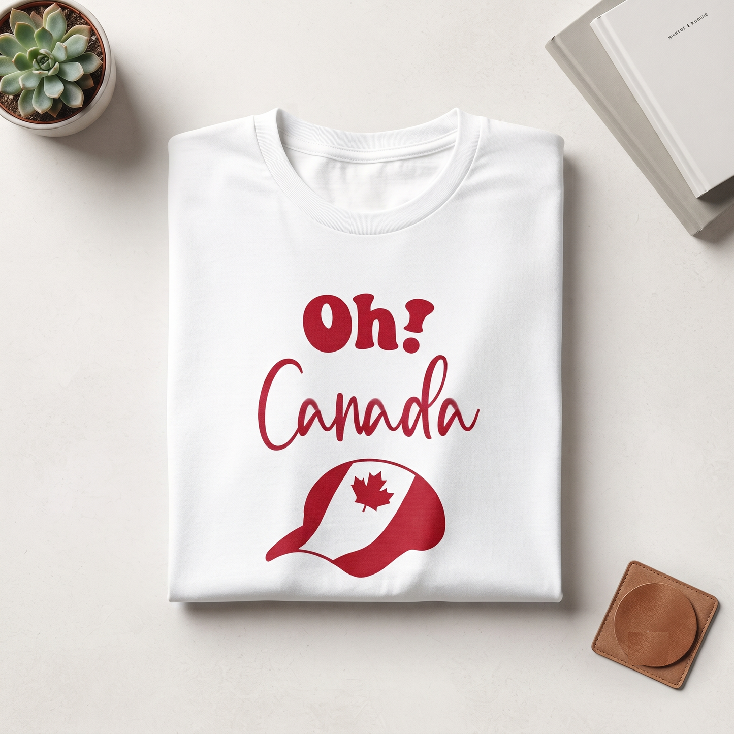 Custom Oh Canada Retro Baseball Cap Hoodie, Canadian Pride Sweatshirt, T-Shirt