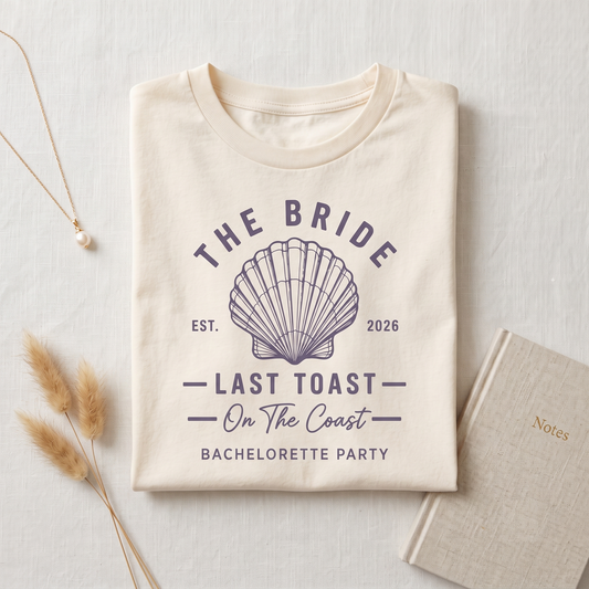 Bachelorette Shirt, Beach Bachelorette Party Shirts, Coastal Bride Sweatshirt, Custom Text Matching Bridesmaid Hoodie