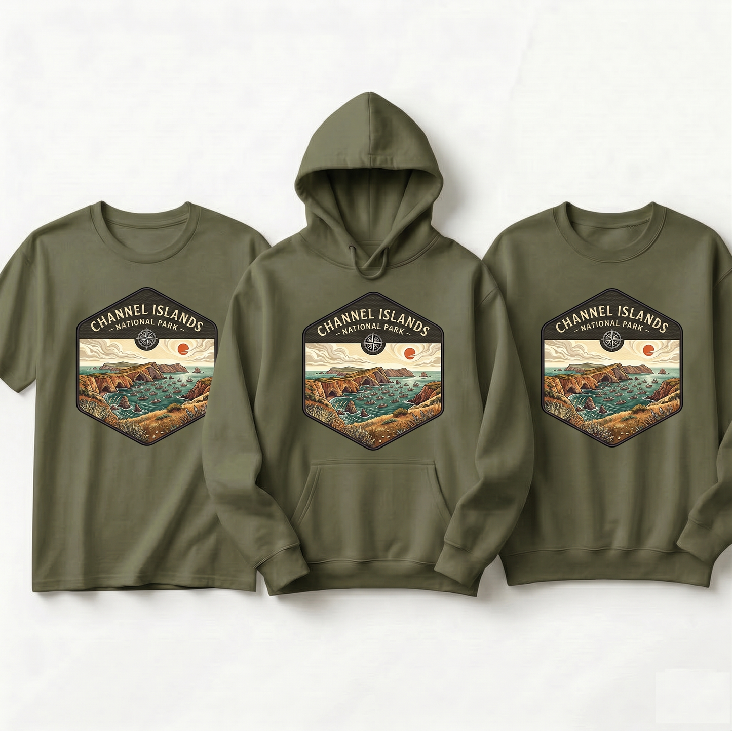 Channel Islands National Park Shirt, Vintage California Nature Hoodie, Custom Hiking Sweatshirt, Retro National Park Gift, Adventure Tee