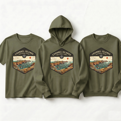 Channel Islands National Park Shirt, Vintage California Nature Hoodie, Custom Hiking Sweatshirt, Retro National Park Gift, Adventure Tee