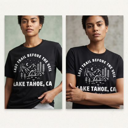 Custom Last Trail Before The Veil Shirt, Mountain Bachelorette Party Sweatshirt, Camping Bachelorette Hoodie