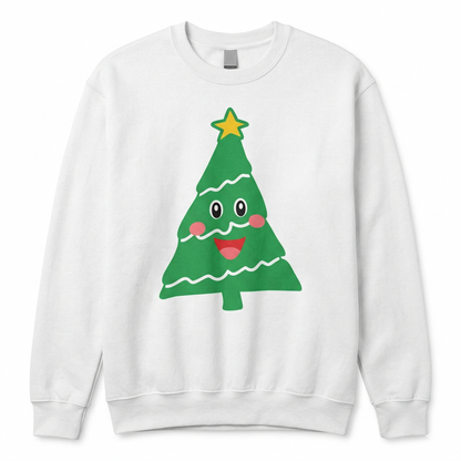 Kids Christmas Tree Shirt | Red Holiday Toddler Tee, Festive Winter Outfit