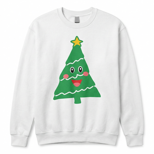 Kids Christmas Tree Shirt | Red Holiday Toddler Tee, Festive Winter Outfit