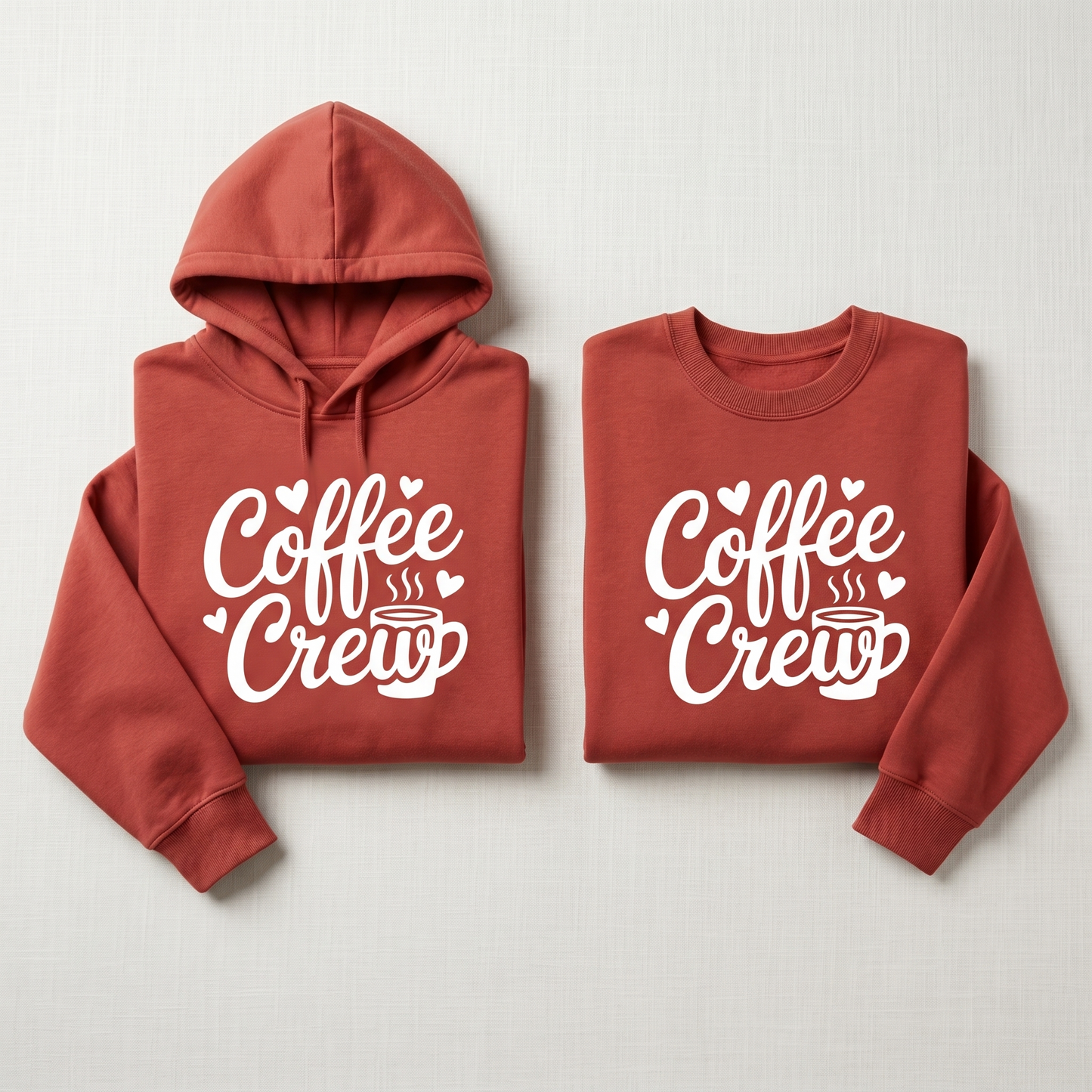 Custom Coffee Crew Hoodie, Personalized Coffee Lover Apparel, Caffeine Addict Sweatshirt, Barista Gift