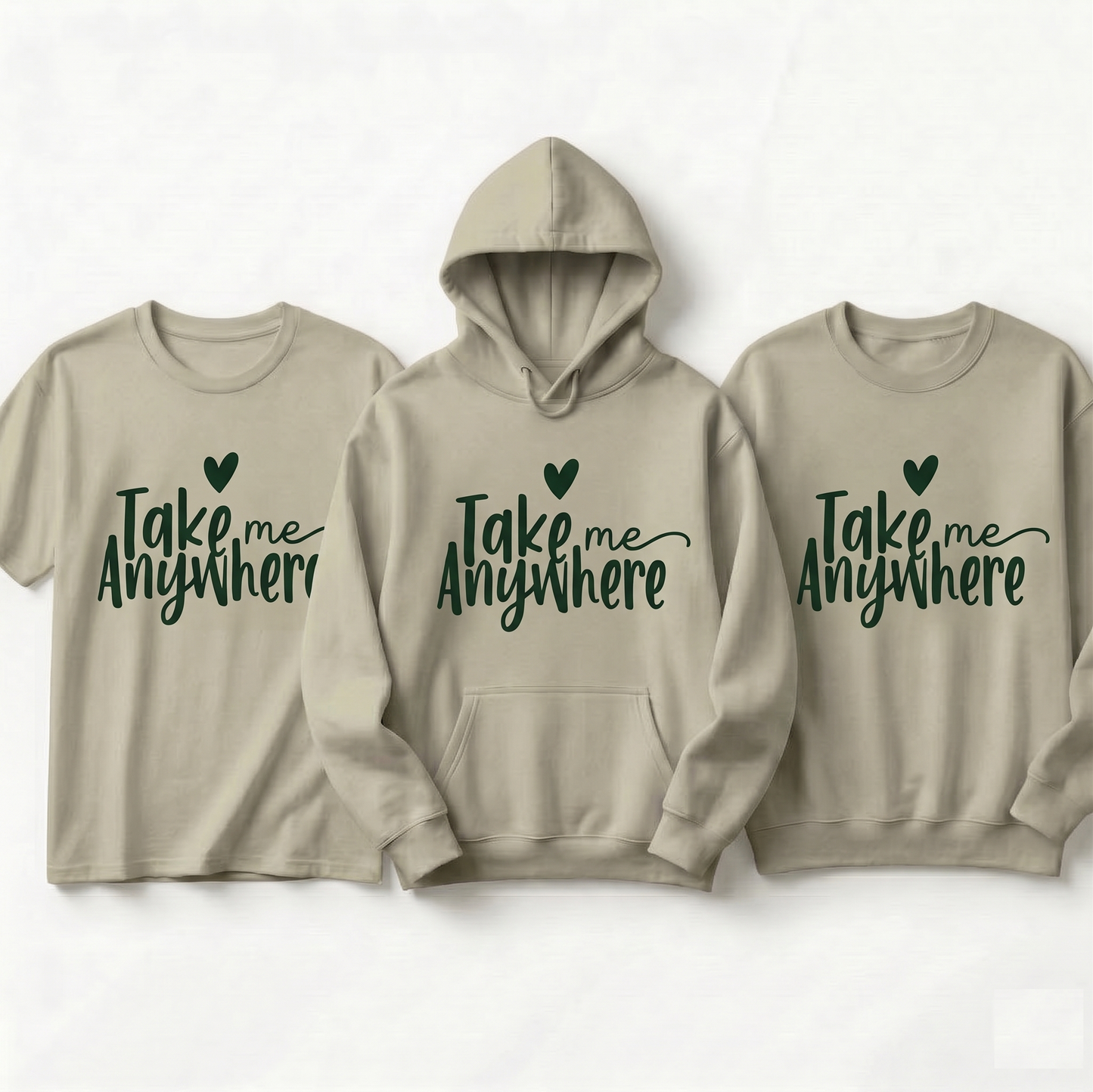 Custom Take Me Anywhere Shirt, Personalized Travel Adventure Hoodie