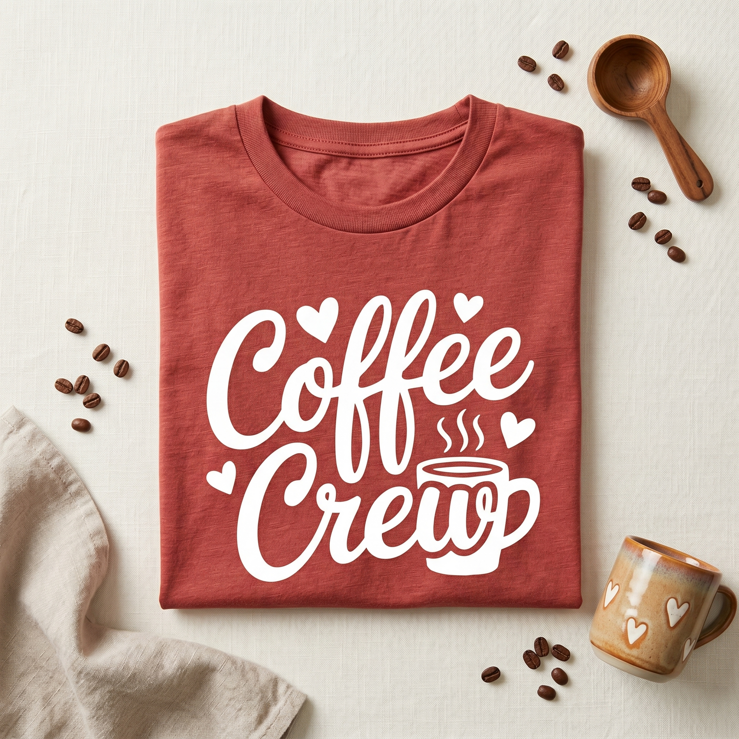 Custom Coffee Crew Hoodie, Personalized Coffee Lover Apparel, Caffeine Addict Sweatshirt, Barista Gift