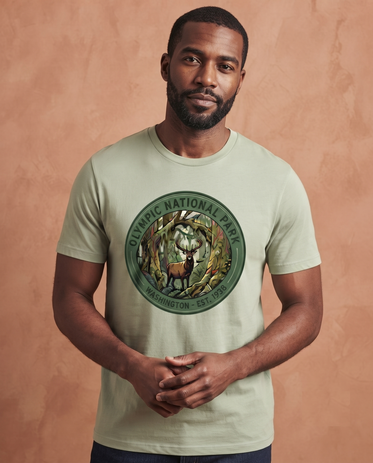 Custom Olympic National Park Shirt Vintage Nature Sweatshirt Personalized Washington Hoodie Retro Wildlife T-Shirt