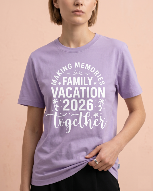 Making Memories Together Family Vacation 2026 Shirt, Custom Matching Family Trip Hoodies, Personalized Family Reunion Sweatshirts