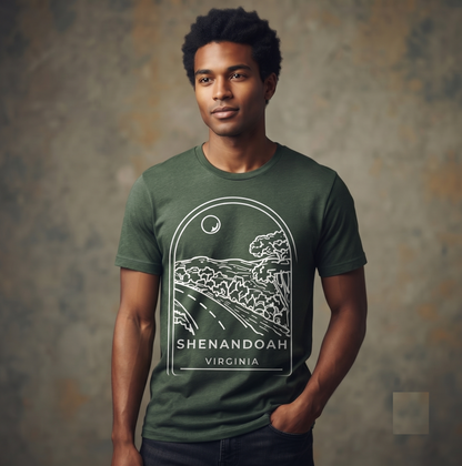 Custom Shenandoah National Park Shirt, Minimalist Virginia Sweatshirt, Personalized Skyline Drive Hoodie