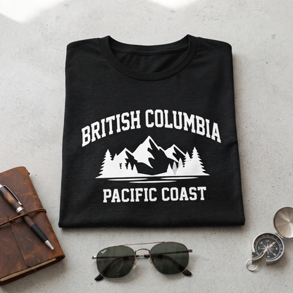 Custom British Columbia Shirt, Vintage BC Sweatshirt, Retro Canada Hoodie, Customized Mountain Tshirt