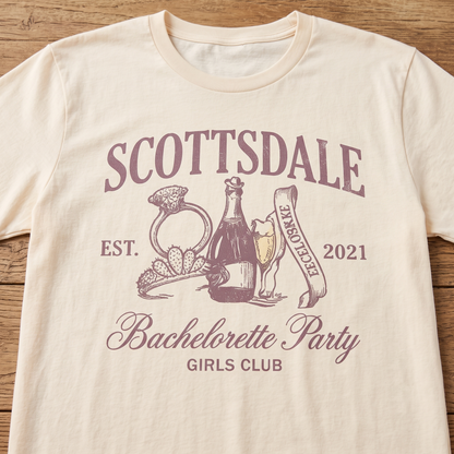 Scottsdale Bachelorette Party Hoodie, Girls Club Sweatshirt, Bridal Party Apparel
