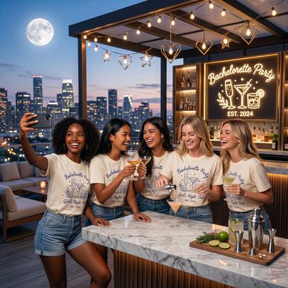 Bachelorette Party Cocktail Sweatshirt, Girls Night Out, Bridal Shower Apparel