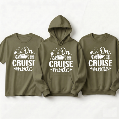 Custom Cruise Ship Shirt, Nautical Vacation Apparel, Matching Cruise Squad Hoodie