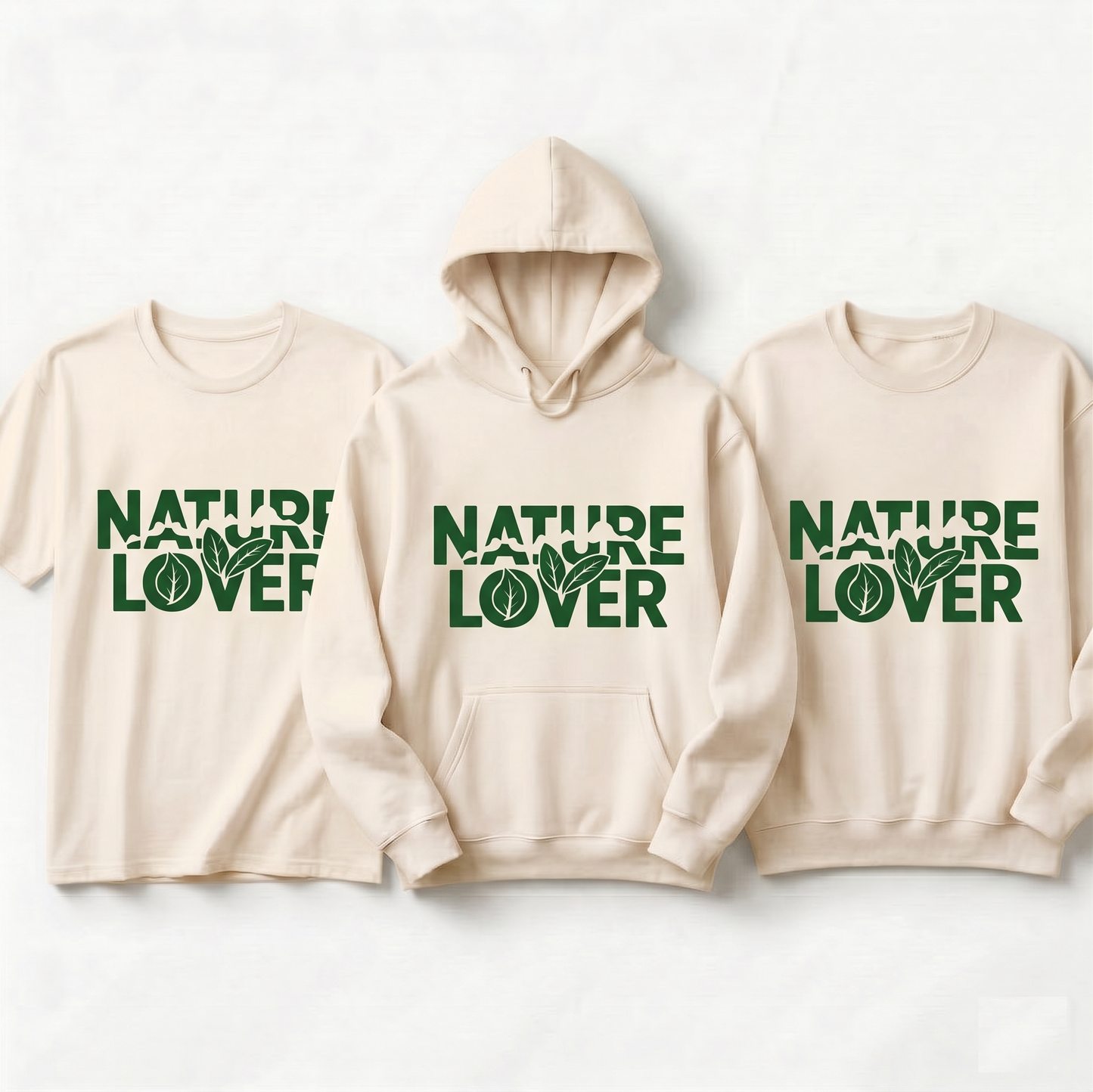 Custom Nature Lover Shirt, Personalized Hiking Hoodie, Matching Outdoor Adventure Sweatshirt, Eco Friendly Gift, Botanical Leaf Tee