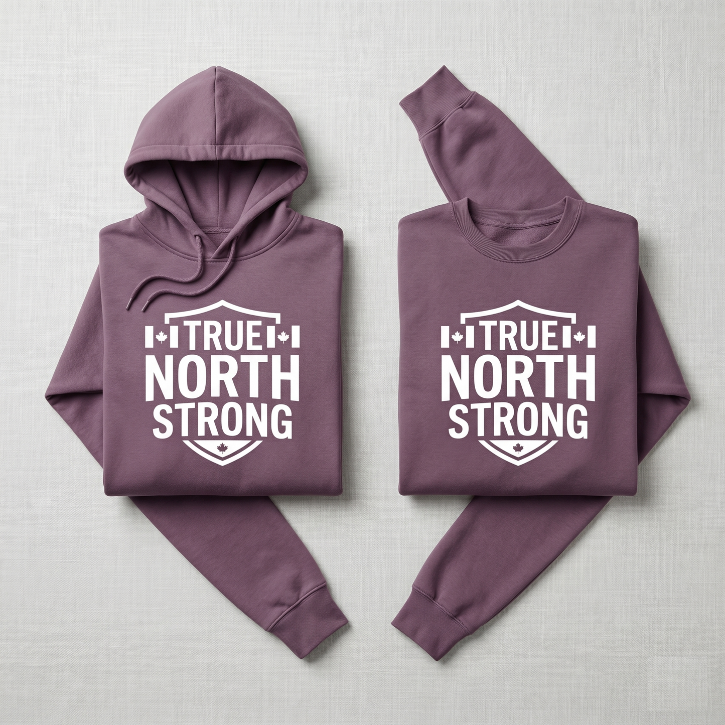 Custom True North Strong T-Shirt | Personalized Canadian Pride Tee, Custom Text Canada Shirt, Minimalist Shield Maple Leaf Unisex Top