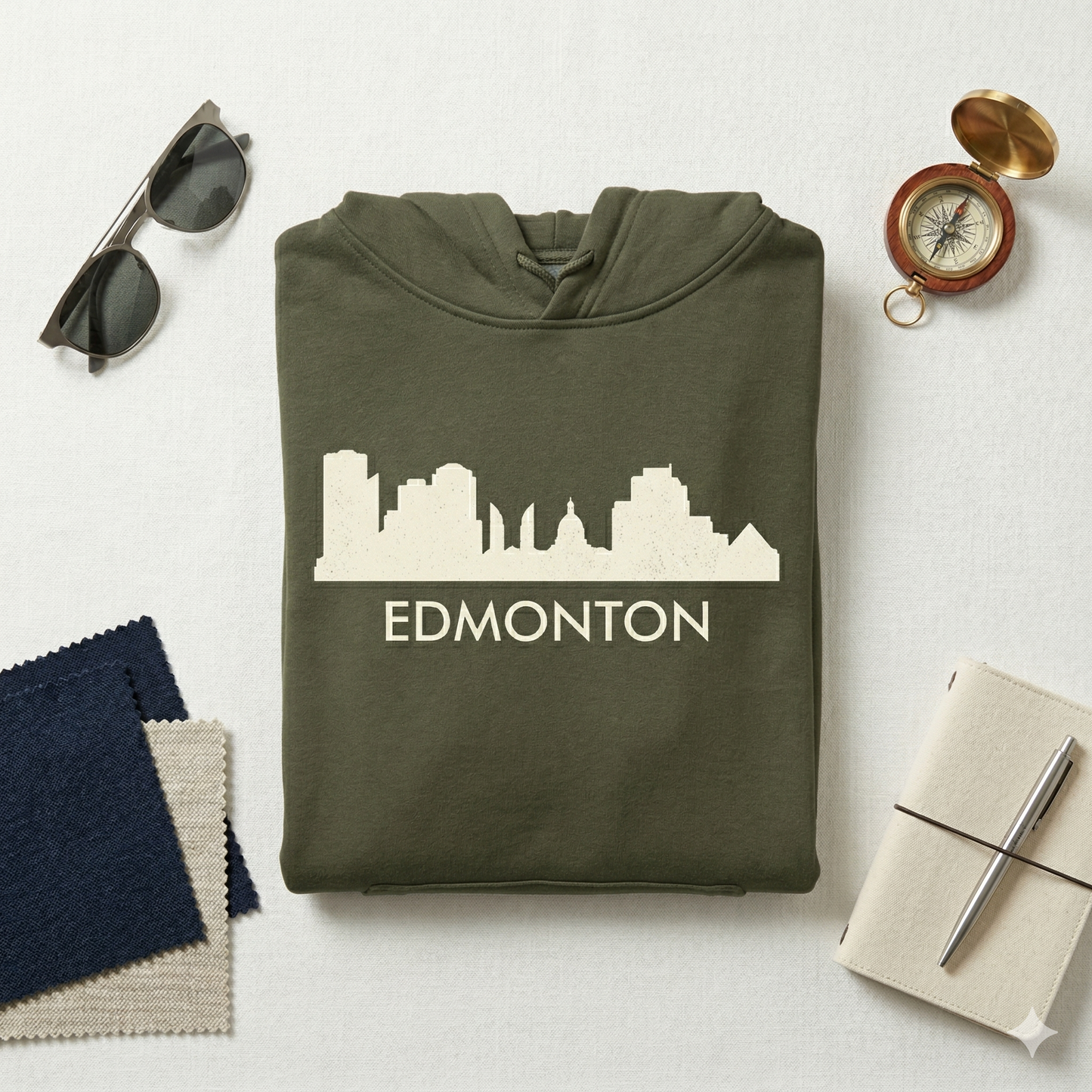 Custom Edmonton Skyline T-Shirt | Personalized Alberta Tee | YEG Hometown Pride Shirt | Canadian Travel Souvenir Gift