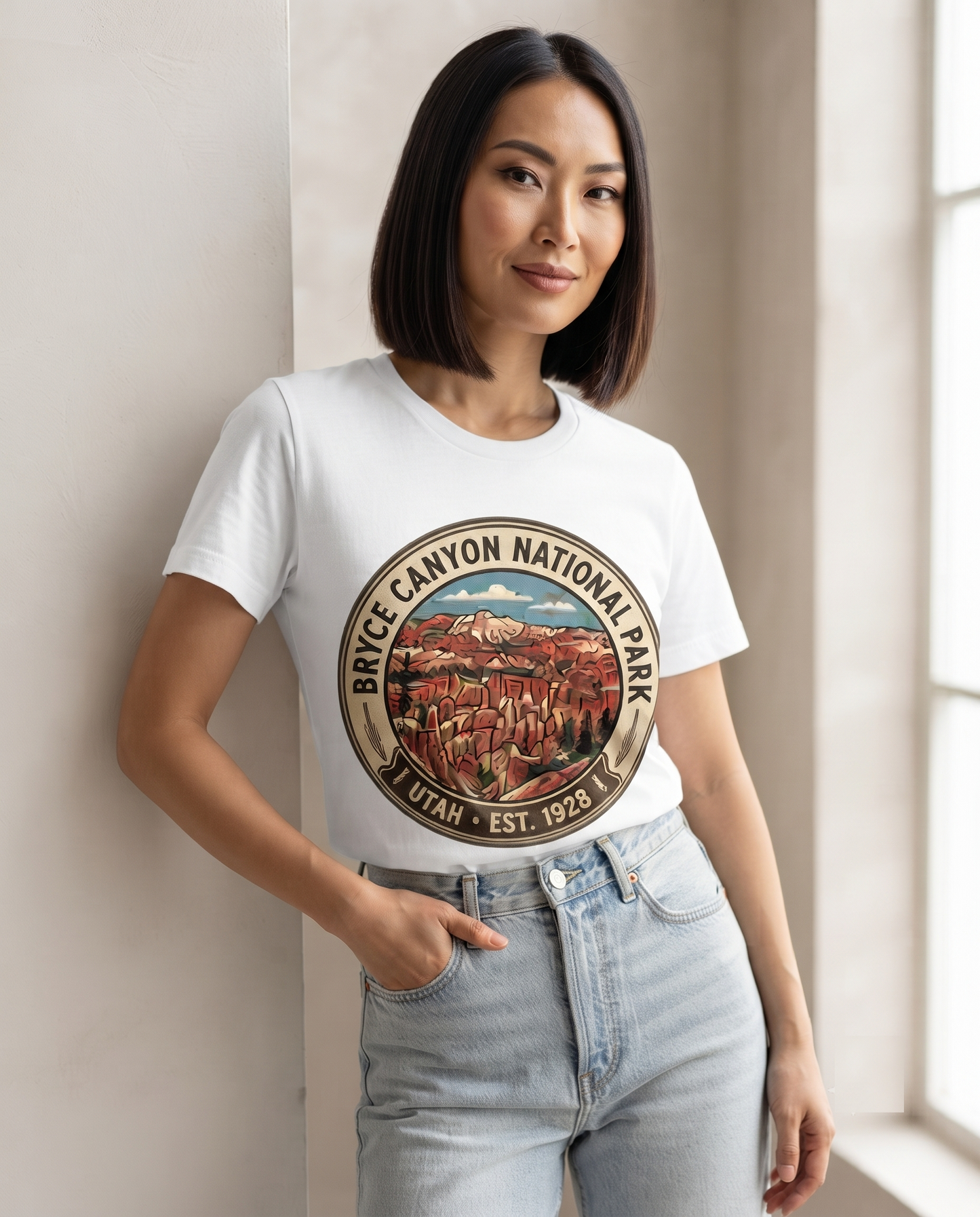 Custom Bryce Canyon National Park Retro Hoodie, Vintage Hoodoos Sweatshirt, Utah Nature Apparel