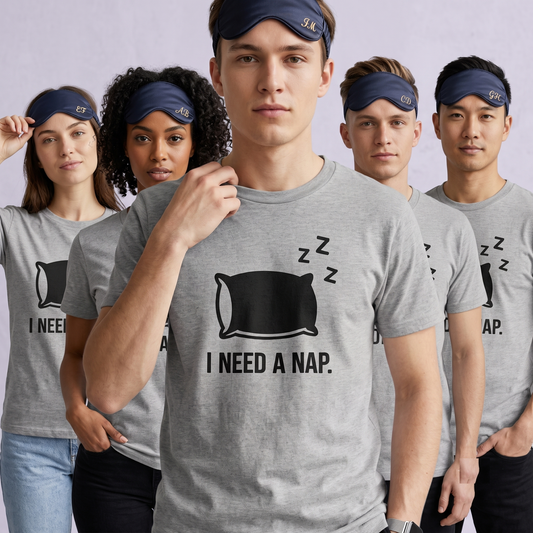 I Need A Nap Shirt, Funny Sleeping T-shirt, Custom Pillow Sweatshirt, Tired Hoodie, Personalized Sleepy Tee, Funny Gift for Friend,