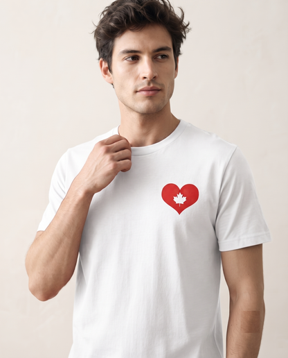 Custom Canada Heart Shirt, Maple Leaf Sweatshirt, Canada Day Hoodie, Personalized Souvenir Tee