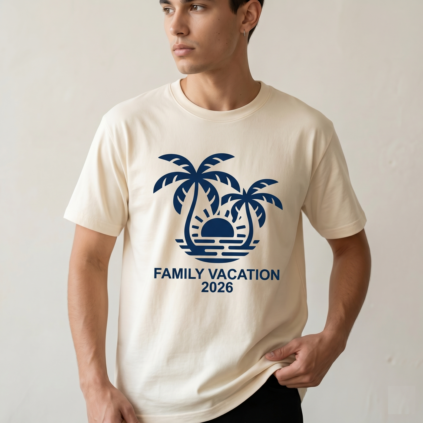 Custom Family Vacation 2026 Shirt, Matching Tropical Vacation Hoodies, Personalized Beach Trip Sweatshirt, Group Summer 2026 Gift